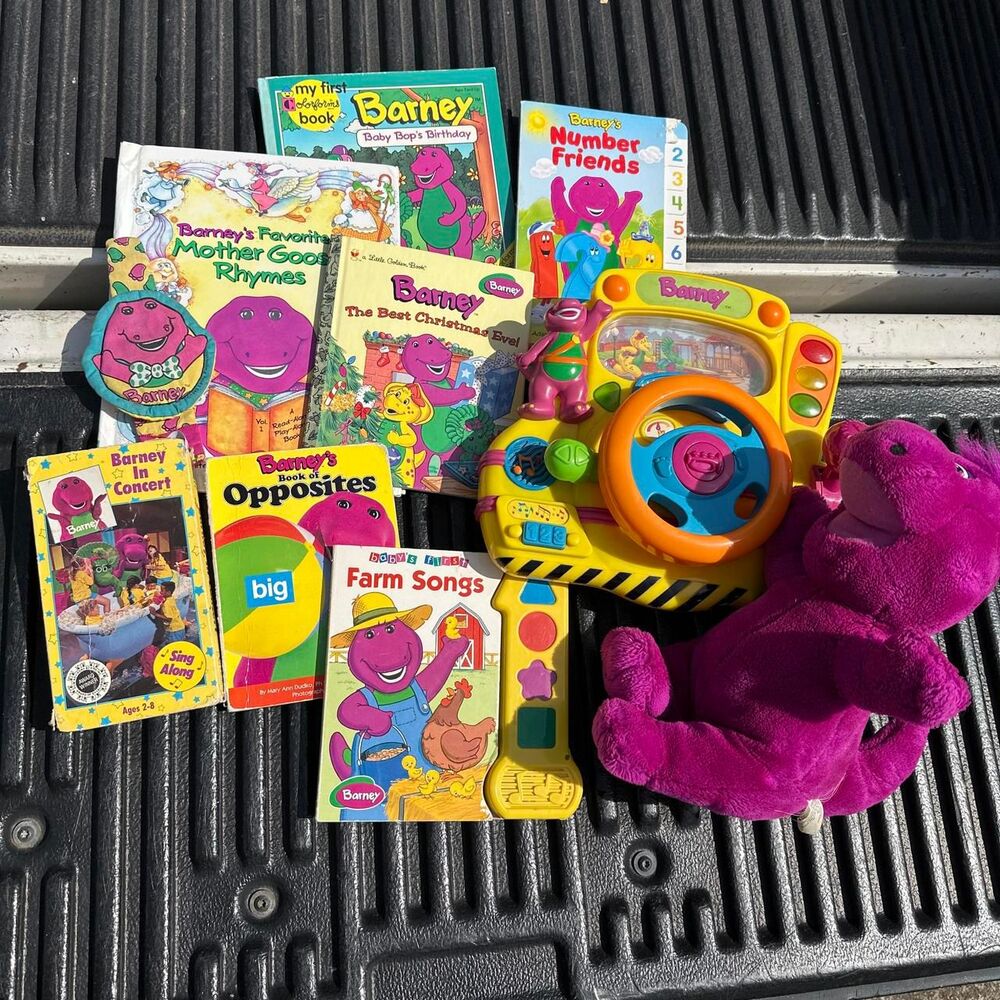 90s Barney the Dinosaur bundle